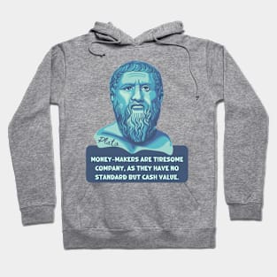 Plato Portrait and Quote Hoodie
